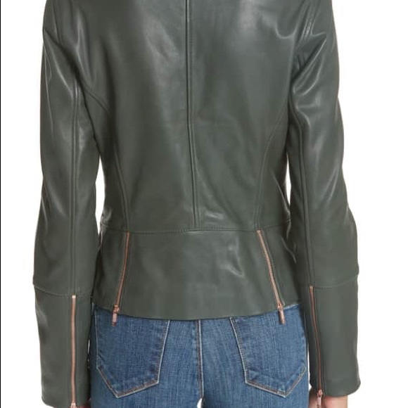 🆕 Ted Baker London Lizia Biker Jacket Exclusive - Picture 2 of 8